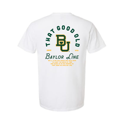 The Baylor Line Tradition | White Pocket Tee