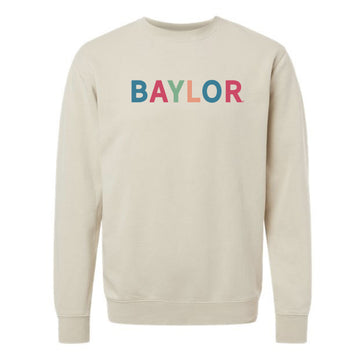The Baylor Multi | Pigment Ivory Sweatshirt