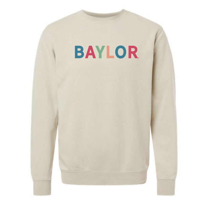 The Baylor Multi | Pigment Ivory Sweatshirt