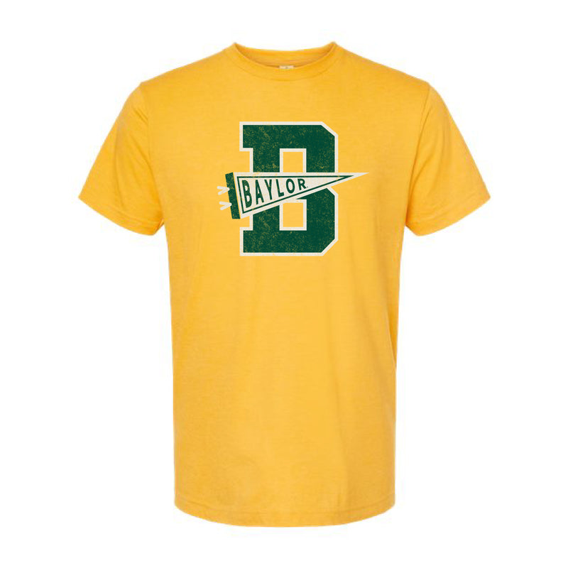 The Baylor Pennant | Heather Gold Tee