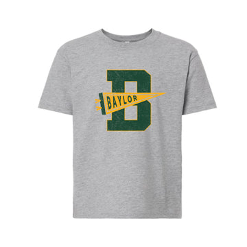 The Baylor Pennant | Youth Athletic Heather Tee