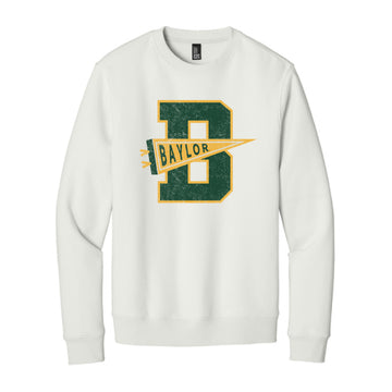 The Baylor Pennant | White Onyx Sweatshirt