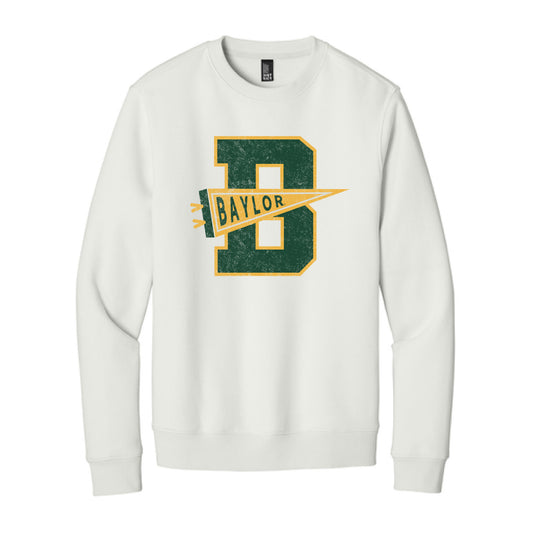 The Baylor Pennant | White Onyx Sweatshirt