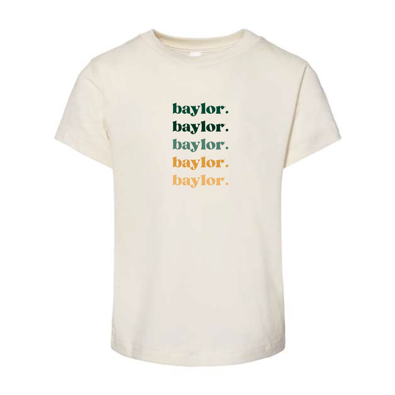 The Baylor Repeat | Natural Toddler Tee