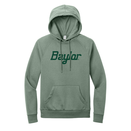 The Baylor Script Logo | Matcha Green Pullover Hoodie