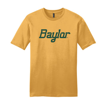 The Baylor Script Logo | Gold Tee