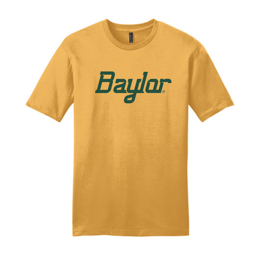 The Baylor Script Logo | Gold Tee