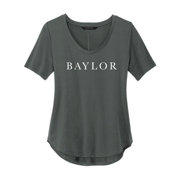 The Baylor Serif | Anchor Grey Tee