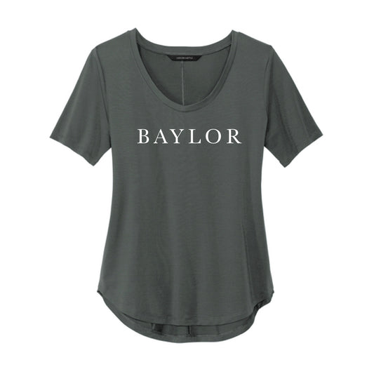 The Baylor Serif | Anchor Grey Tee