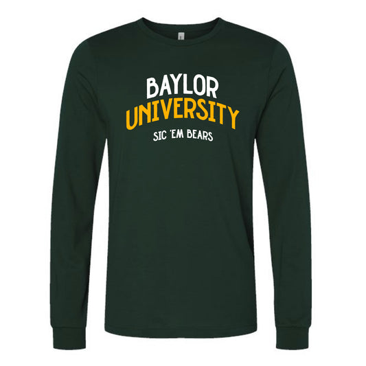 The Sic 'Em Bears Arch | Forest Long Sleeve