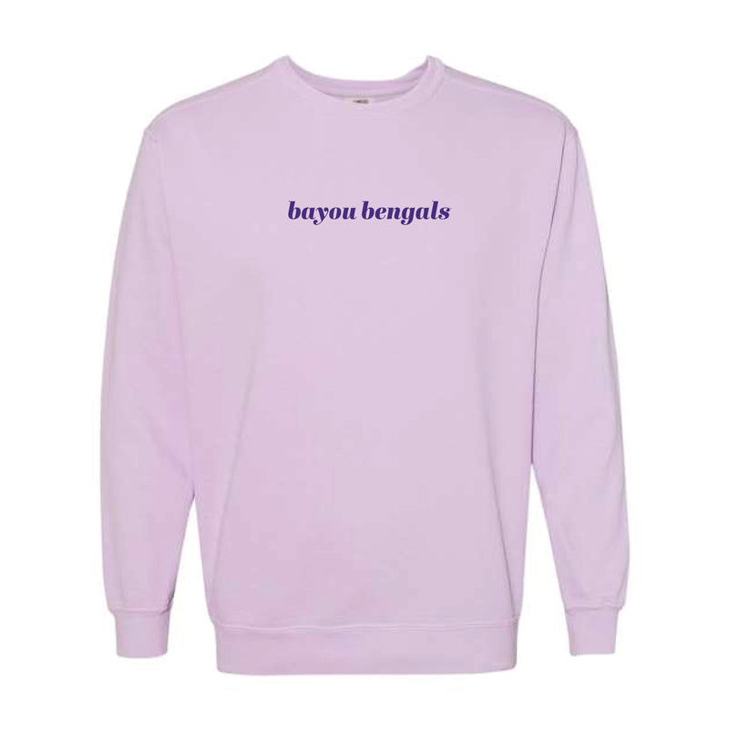 The Bayou Bengals | Orchid Sweatshirt