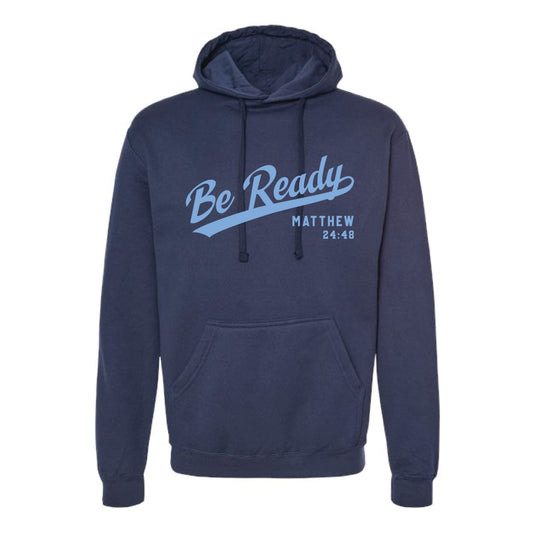 The Be Ready | Navy Hooded Sweatshirt
