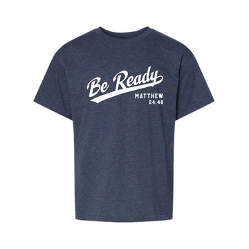 The Be Ready | Navy Mist Youth Tee