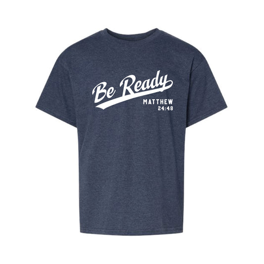 The Be Ready | Navy Mist Youth Tee