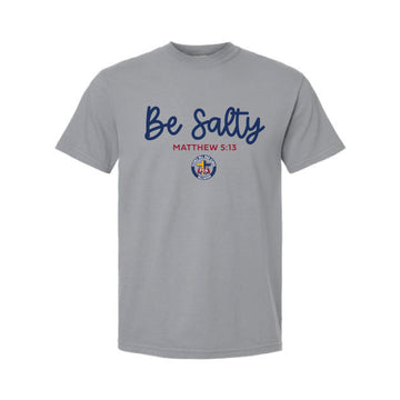 The Be Salty Script | Adult Granite Tee