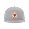 The Beanie Patch Hat | Embroidered Grey Richardson Flat Cap