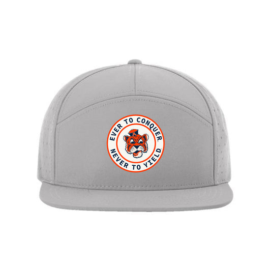 The Beanie Patch Hat | Embroidered Grey Richardson Flat Cap