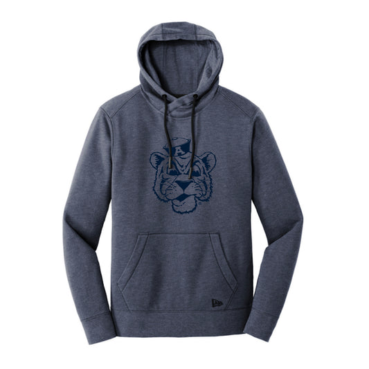 The Beanie Tiger Outline | True Navy Heather Pullover Hoodie