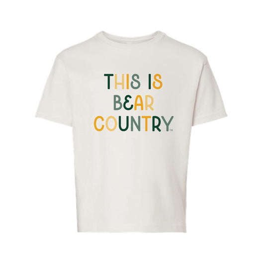 The Bear Country Multi | Youth Vintage White Tee
