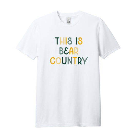 The Bear Country Multi | White Tee