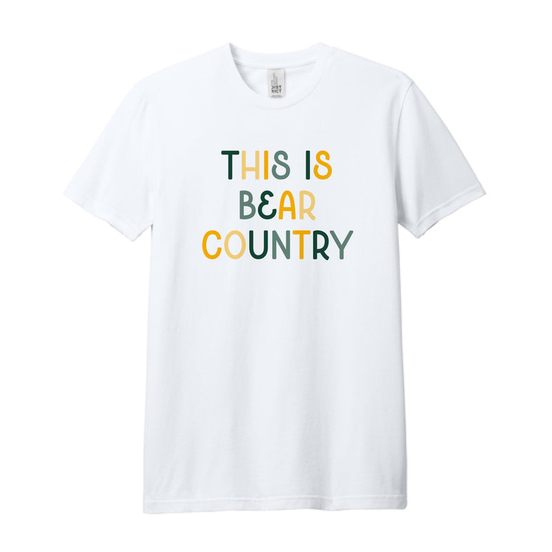 The Bear Country Multi | White Tee