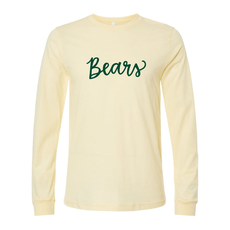 The Bears Script | Heather French Vanilla Long Sleeve