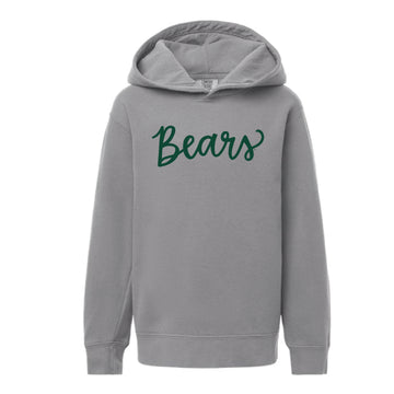 The Bears Script | Youth Grey Hoodie