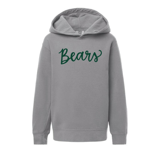 The Bears Script | Youth Grey Hoodie