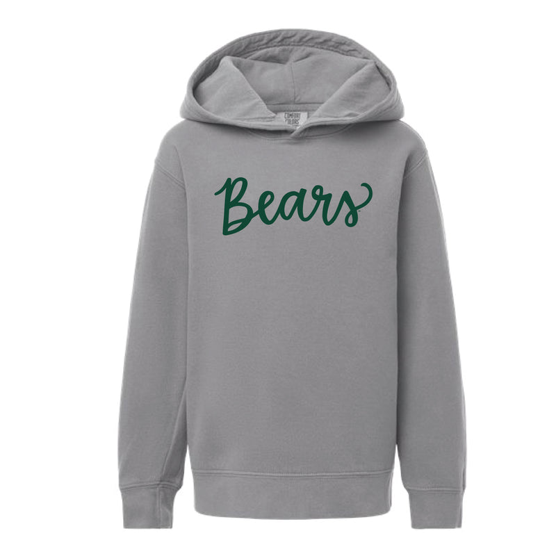 The Bears Script | Youth Grey Hoodie