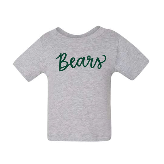 The Bears Script | Baby Athletic Heather Tee