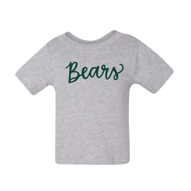 The Bears Script | Baby Athletic Heather Tee