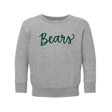 The Bears Script | Toddler Heather Sweatshirt