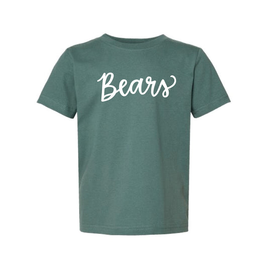 The Bears Script | Toddler Basil Tee