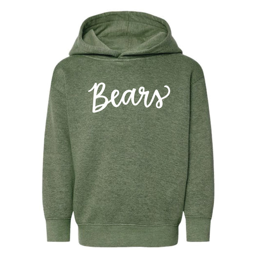 The Bears Script | Toddler Bamboo Blackout Hoodie