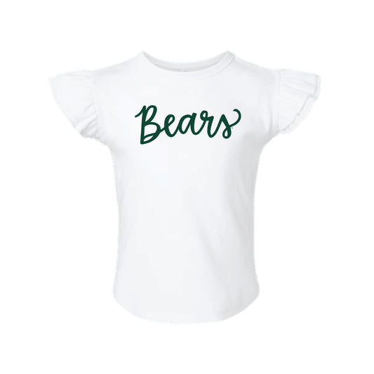 The Bears Script | Toddler White Tee
