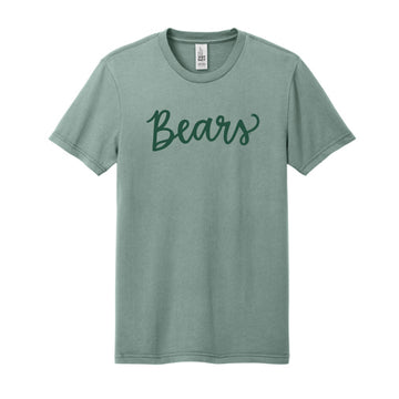 The Bears Script | Sage Green Tee