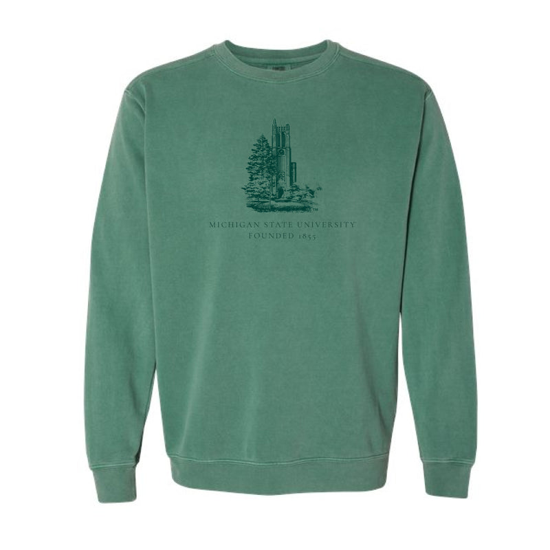 The Beaumont Tower | Light Green Sweatshirt