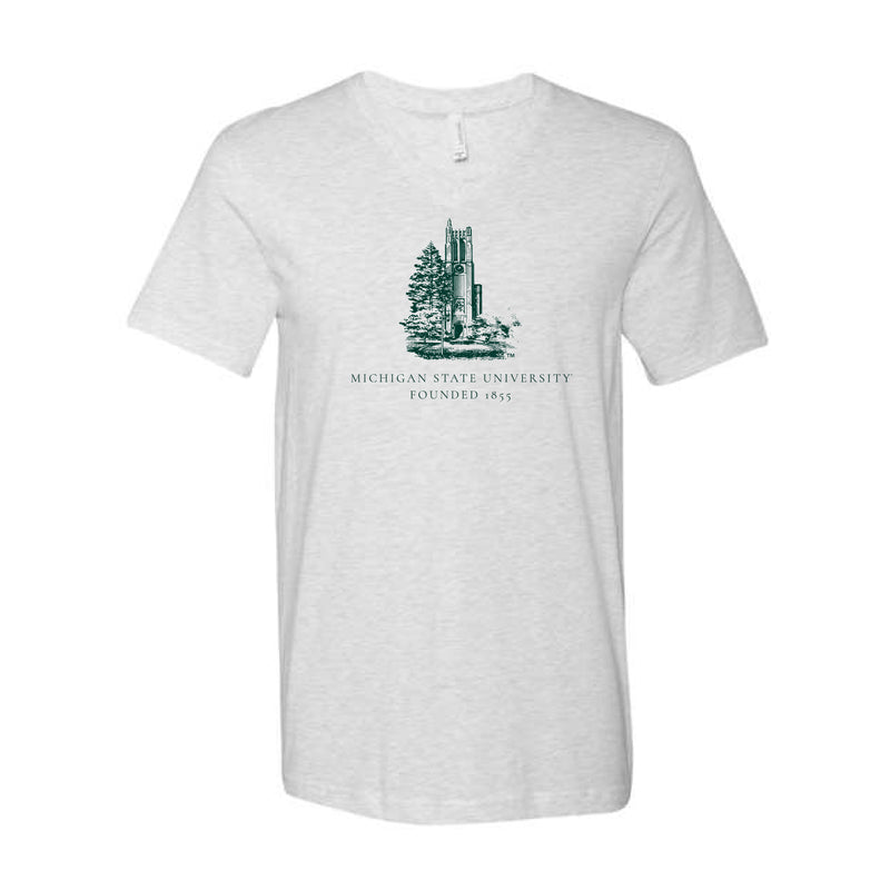 The Beaumont Tower | Ash V-Neck Tee