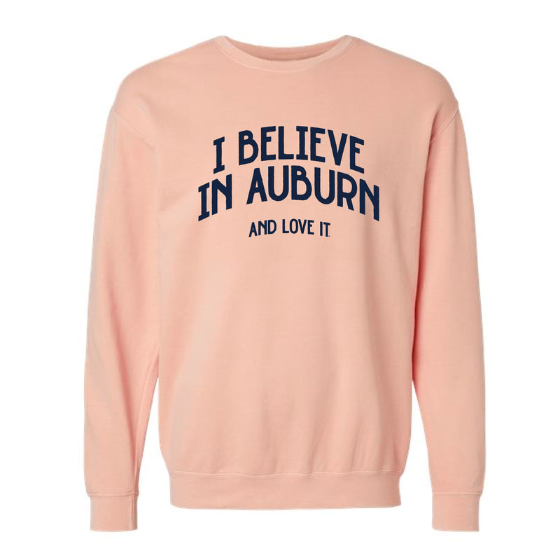 The Believe In Auburn | Peachy Crewneck Sweatshirt