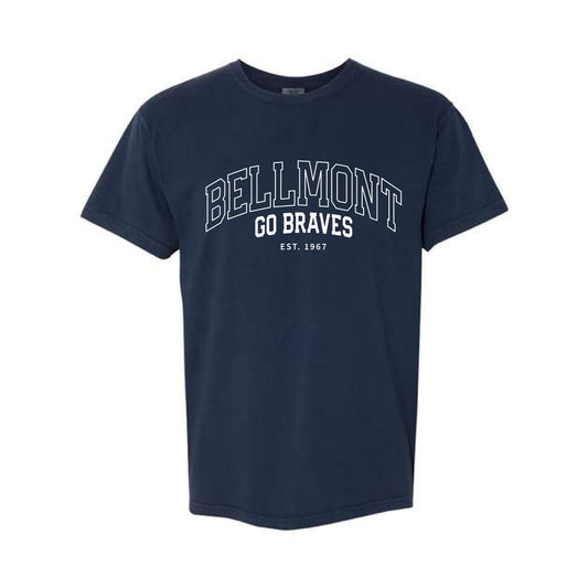 The Bellmont Outline Arch | True Navy Tee