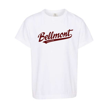 The Bellmont Script | White Youth Tee