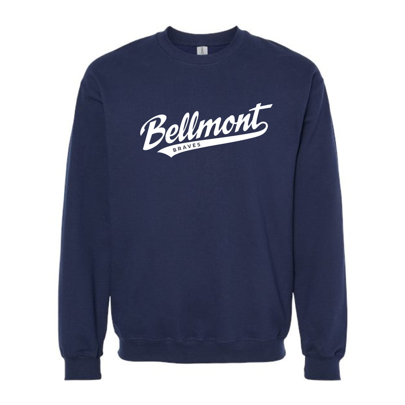 The Bellmont Script | Navy Crewneck Sweatshirt