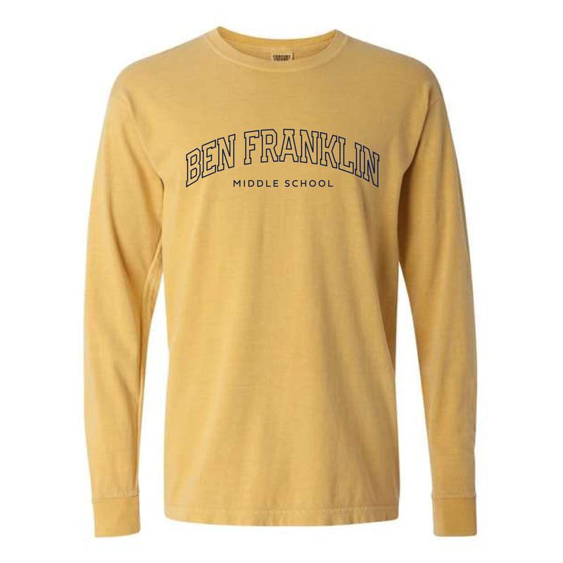 The Ben Franklin Arch | Mustard Long Sleeve Tee