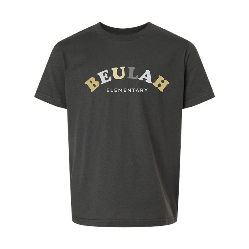 The Beulah Rainbow Arch | Charcoal Oversized Youth Tee