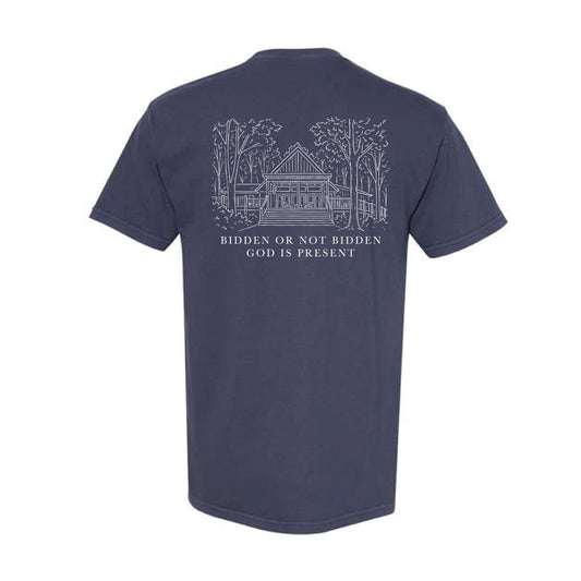 The Bidden or Not Bidden | Adult Navy Tee