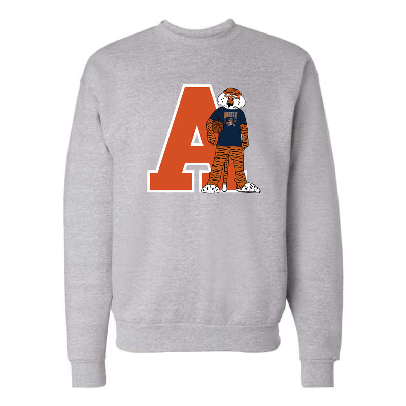 The Big A Basketball Aubie | Grey Sweatshirt