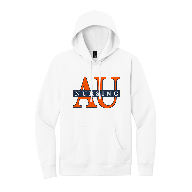 The Big AU Nursing | Adult White Fleece Hoodie