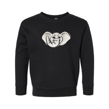 The Big Al Head | Toddler Black Sweatshirt