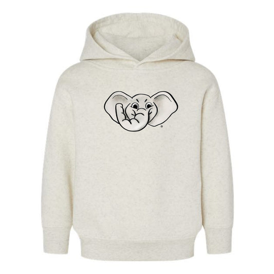 The Big Al Head | Toddler Natural Heather Hoodie