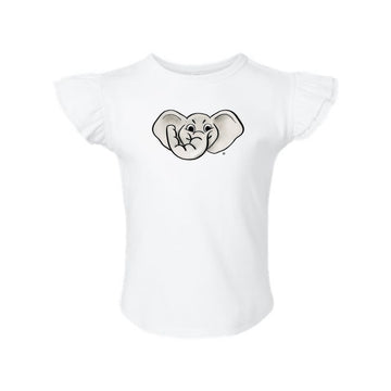 The Big Al Head| Toddler White Tee
